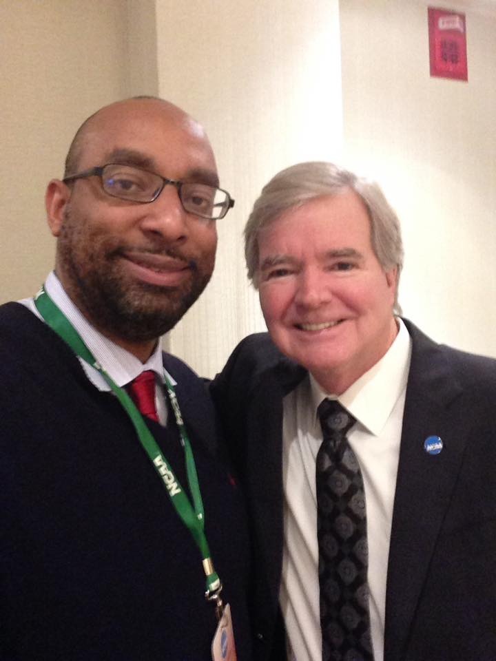 Selfie with NCAA President Mark Emmert.
